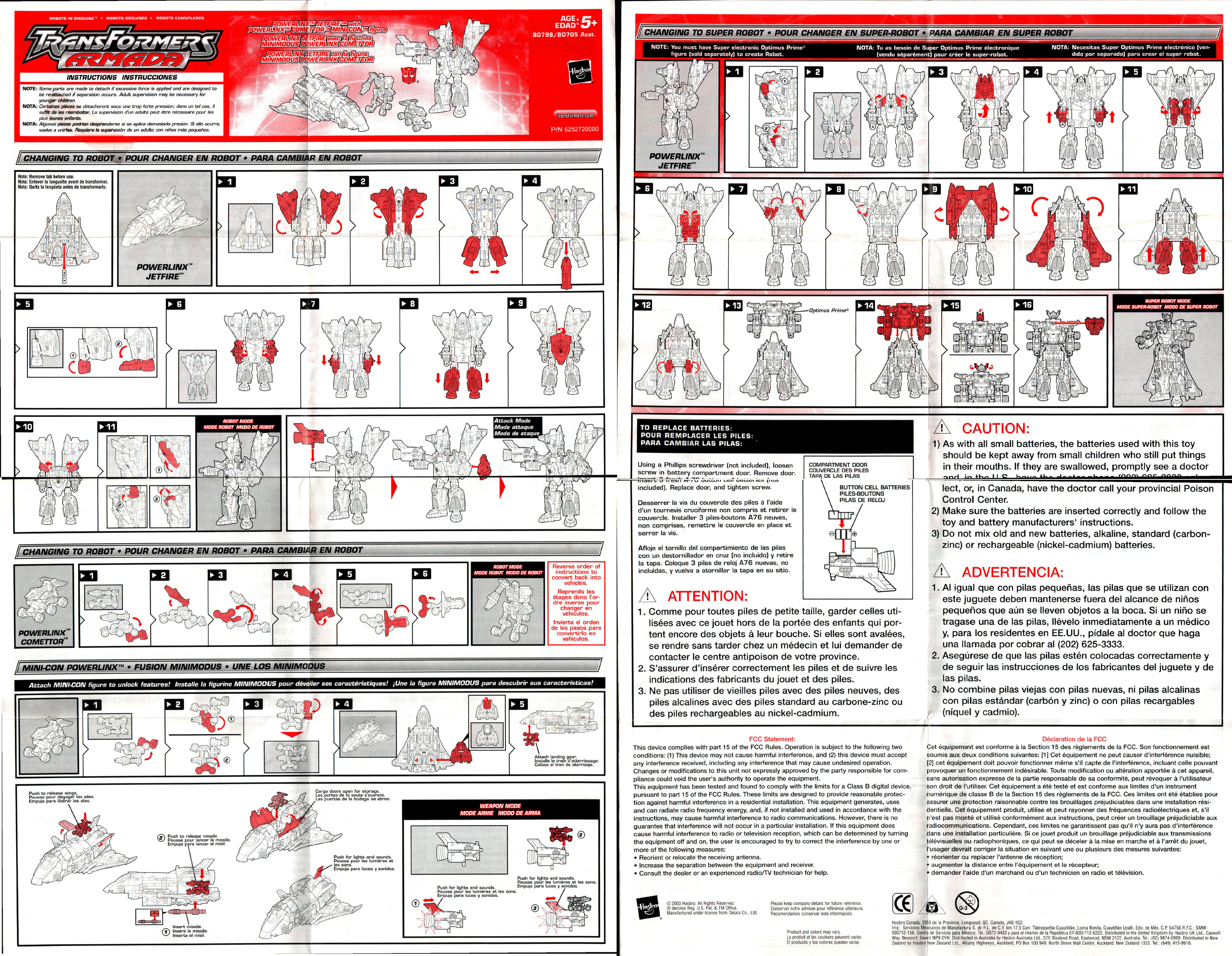 GigaCons Jetfire with Comettor (Transformers, Armada, Autobot